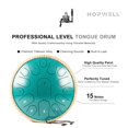 thumbnail image 3 of Tambor HOPWELL de acero, 15 notas, 33 cm, con libro de música y bolsa, 3 of 6