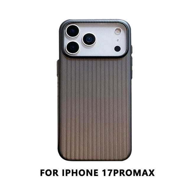 Daily Mix Store Minimalist Magnetic Phone Case for 17 Series Matte PC Case with Anti-Drop Protection, Smooth Grip & Accessory Compatibility (Black, Silver, Titanium)