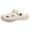 Khaki, variant on Flip Flops Men Slip On Arch Support Fashion Closed Toe Slide Summer Indoor Outdoor Comfortable Beach Men's Shoes