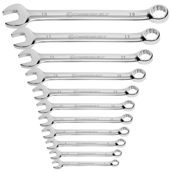 Powerbuilt 11 Piece Metric Combination Wrench Set - 642460
