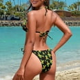 thumbnail image 3 of Yuyamidu Jamaica Heart Women Triangle Bikini Sets Lightweight Bathing Suit Quick Dry Bathing Swimwear Size XL Halter Two Piece Swimsuits, 3 of 6