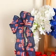 thumbnail image 5 of erdimoy Artifical Patriotic Wreath Fourth of July Wreath with Hydrangeas Ivy Spring Summer Wreath for Front Door Wall Decor Indoor Outdoor, 5 of 6