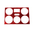 thumbnail image 2 of Real Bright Soft Car Interior Carbon Fiber Sticker DecorationRed Carbon Fiber Interior Climate Console Cover For Suzuki Grand VitaraAuto Car Protection Interior Accessories, 2 of 8