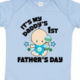 thumbnail image 4 of Inktastic Its My Daddys 1st Fathers Day with Baby and Stars Boys or Girls Baby Bodysuit, 4 of 5