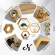 thumbnail image 5 of Set de 3 Repisas Flotantes Hexagonales Montessori, 5 of 7
