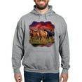 thumbnail image 2 of CafePress - Sunset Horses Hooded Sweatshirt - Pullover Hoodie, Hooded Sweatshirt, 2 of 4