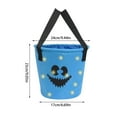 thumbnail image 2 of LED Illuminated Halloween Candy Bucket with Light-Up Feature - Great for Party Favors and Trick or Treat Candy Collection - Blue, 2 of 4