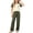 Khaki, variant on 2 Piece Girls Fuzzy Pj Set Warm Fleece Sleepwear Winter Fluffy Lounge Sets Pjs Outfits Long Sleeve Plush Tops and Pants Comfy Nightwear for Kids Teens