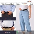 thumbnail image 7 of SUOSDEY Buckle Free Belt for Men Women Elastic Side Belt for Jeans 2 Pack, 7 of 7