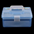 thumbnail image 2 of Caja de herramientas de pintura de joyería de costura Orgazador de caja Zulema Estuche organizador de cuentas artesanales, 2 of 8