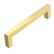 10 Pack Colester Direct Gold/Brushed Brass Stainless Steel Cabinet Pull 5" Hole Center