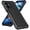 Black, variant on PT for Cricket Icon 2026 (Regular Version) / AT&T Propel 3 5G U656AA Tough Hybrid Phone Case Cover - Blue