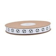 thumbnail image 2 of AMLESO Soccer Ribbon 18.2M Long Sports Design for Party Decor Gift Packaging Crafts White, 2 of 8