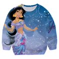 thumbnail image 1 of Sudaderas con capucha de dibujos animados para niños, sudadera de princesa Jasmine, abrigo de primavera y otoño para niñas, prendas de vestir informales de manga larga para niños, ropa para bebés 10T Gao Jinjia LED, 1 of 2