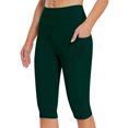 thumbnail image 4 of SwiftWear Women's High-Waist Leggings Capri Pants with Pockets - Breathable Stretchy Workout & Casual Wear for All Day Comfort!​​, 4 of 6
