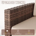 thumbnail image 7 of UDPATIO Patio Furniture Set, 7 Pieces Outdoor Furniture Sets with Rocking Swivel Chairs, Wicker Rattan Outdoor Conversation Set with Storage Table and Waterproof Covers for Backyard, Deck, Porch, 7 of 7