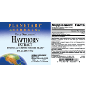 Planetary Herbals Full Spectrum Hawthorn Extract, Botanical Support for the Heart* - 2 fl oz