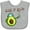 AC-Heather Grey, variant on Inktastic Avogadro's Number with Avocado Chemist Boys or Girls Baby Bib