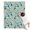Boston Terrier and Floral Blue Pattern, variant on Boston Terrier and Floral Blue Pattern Sherpa Fleece Throw Blanket,Soft Plush,Warm,All Season,Cozy Fuzzy Flannel Blanket for Sofa Bed Couch Living Room Chair,60“x80"