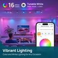 thumbnail image 6 of Linkind Matter Smart Light Bulbs, GU10 40W Color Changing LED Light Bulbs, Dimmable, Work with Alexa, Google Home, Apple Home, Music Sync, 2 Pack, 6 of 8