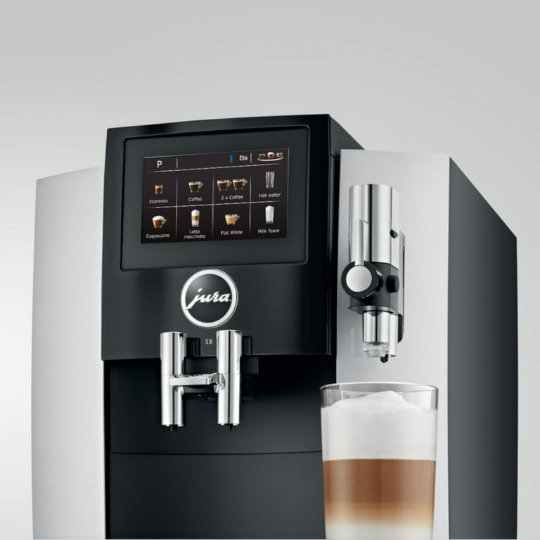 Jura S8 Automatic Coffee Machine (Moonlight Silver)