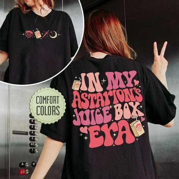 Funny BG3 Fan Shirt, In My Astarion’s Juice Box Era T Shirt, High Elf Gaming Apparel, Dark Humor Tee, Gift For Her,