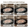 thumbnail image 7 of ODIKA 6'x9' Ultra-Soft Area Rug, Victorian Moth Portrait Decorative Border Antique Style Elegant None Washable, Bare feet friendly, Silk-Touch for Guest Room, Bedroom, 7 of 7