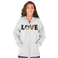 thumbnail image 5 of Betty Boop Polka Dots Love Zip Hoodie Sweatshirt Women Brisco Brands M, 5 of 6