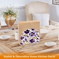 thumbnail image 5 of Standing Dining Table Napkin Holder, Napkin Holder for Table Kitchen Acrylic Paper Tissue Organization, Purple and Gold Floral, 5 of 8