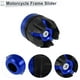 thumbnail image 5 of Protector de guardabarros de aleación de aluminio de 14mm, plástico, slider de marco de motocicleta, protección contra choques, 50mm, 70mm, azul, 2 Pcs, 5 of 7