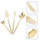 thumbnail image 4 of GOOHOCHY juego de cubiertos de acero inoxidable, elegante juego de cubiertos de plata, juego de vajilla que incluye tenedores, cucharas y cuchillos para el hogar, la cocina, el hotel y el restaurante., 4 of 8