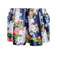 thumbnail image 5 of Girls Dress Navy Blue Flower Belt Vintage Party Sundress 6, 5 of 6