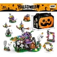 thumbnail image 5 of KAMUGO Halloween Haunted House Building Kit for Kids,6 in 1 Mini Pumpkin ABS Blocks Halloween Toys Gifts Ages 6+ (603pcs）, 5 of 9