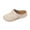 Beige, variant on Beige Female Fashion Slippers With Wedge Heel And Hollowed Out For Stylish Looks