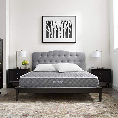 Modway Emma Matelas Grand en Mousse Mémoire Confortable de 8 Pouces - Garantie de 10 Ans
