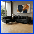 thumbnail image 1 of LASE Muebles Sala Esquinera Italia Sofá + Loveseat Configurable en L 6 cojines Marfil, 1 of 7