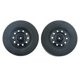 thumbnail image 4 of Neumáticos de plástico duro Llantas duraderas Negro/Rojo para th Car Truck (paquete de 4) Neumáticos, 4 of 7