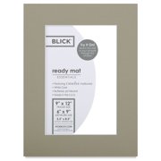 Blick Pre-Cut Mat Single - Umber, 9 x 12 (5-1/2 x 8-1/2 Opening)