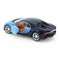 thumbnail image 3 of Bugatti Chiron, Blue/Dark Blue - Welly 43738D - 4.5" Diecast Model Toy Car (Brand New but NO BOX), 3 of 4