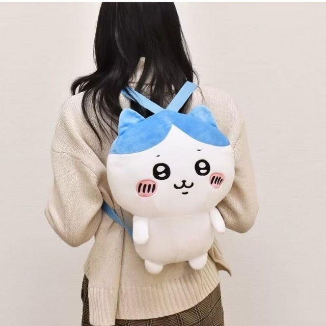 Nueva mochila de muñeca Chiikawas, linda mochila de anime japonés kawaii para niñas, mochila de muñeca para estudiantes de gran capacidad, regalos de cumpleaños para niñas