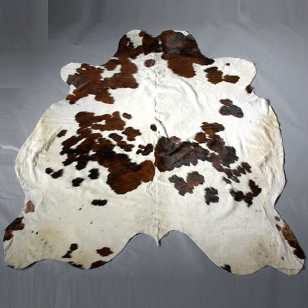 HAIR ON LEATHER FULL PURE COLUMBIAN COWHIDE SKIN RUG CARPET (Best Place To Farm Exotic Leather)