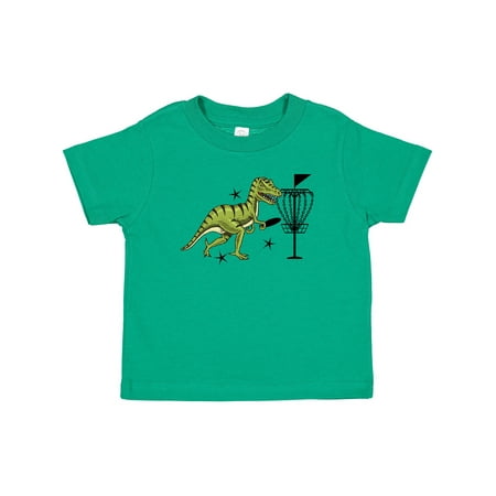 

Inktastic Disc Golfing Dinosaur Funny Golfer Gift Baby Boy or Baby Girl T-Shirt