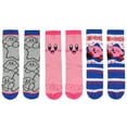 thumbnail image 6 of Nintendo Kirby Women's 3-Pack Character Design Adult Anime Mid-Calf Crew Socks Fits Sock Size 9-11, 6 of 8
