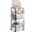 Black, variant on Olakee Large Jewelry Organizer Stand with 3 Drawers — for Necklace, Earring, Ring, Bracelet, Girls & Women, Modern, White