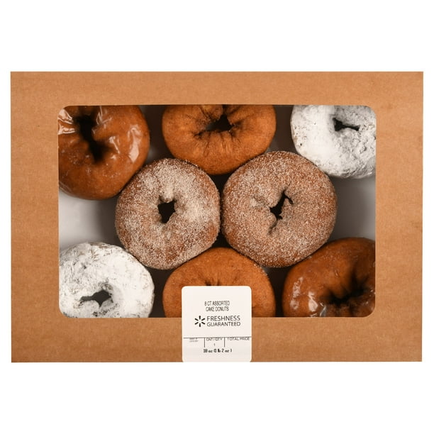 Freshness Guaranteed Assorted Cake Donuts 18 Oz 8 Count Walmart Com Freshness Guaranteed Assorted Cake Donuts 18 Oz 8 Count Walmart Com