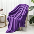 thumbnail image 6 of Astarin Throw Blanket, Queen Size Purple Blankets & Throws for Couch/Beds, Fuzzy and Cozy Blanket, 90x90 inches, 6 of 9