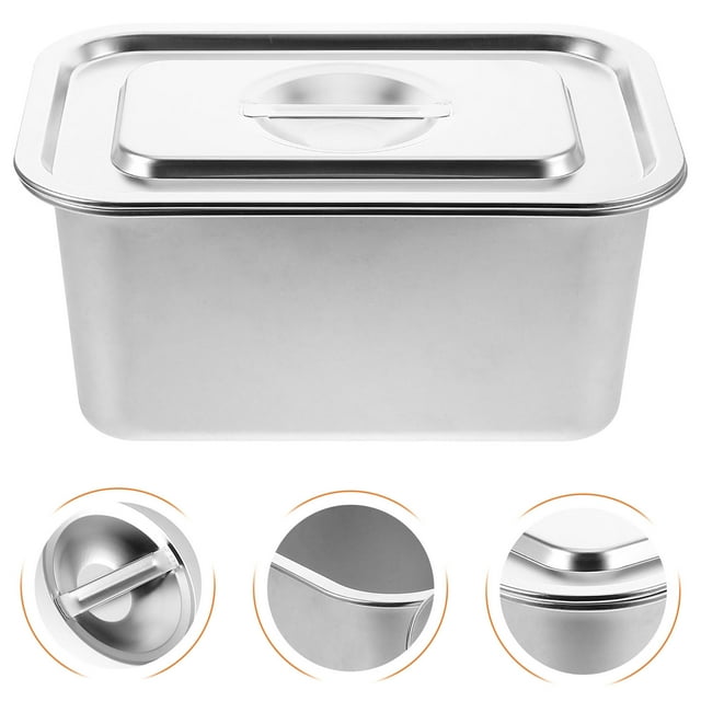 OULII Compost Bin Countertop 1Pack Stainless Steel Compost Bin For Kitchen Counter Top Food Waste Collection Silver