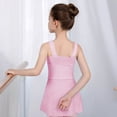 thumbnail image 5 of CAIVO Girls Ballet Dance Leotard With Tutu Skirt Strap Backless Romper For Practice Performance Recital Sleeveless Adorable Kids Onesie, 5 of 5