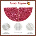 thumbnail image 5 of Bingfone Christmas Tree Skirt Mat Christmas Decoration Interior 36"-Pink Glitter, 5 of 8