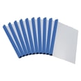 thumbnail image 1 of Unique Bargains Clear Report Covers with Sliding Bar, 25mm 135 Sheets Capacity, Blue, 10Pack, 1 of 6